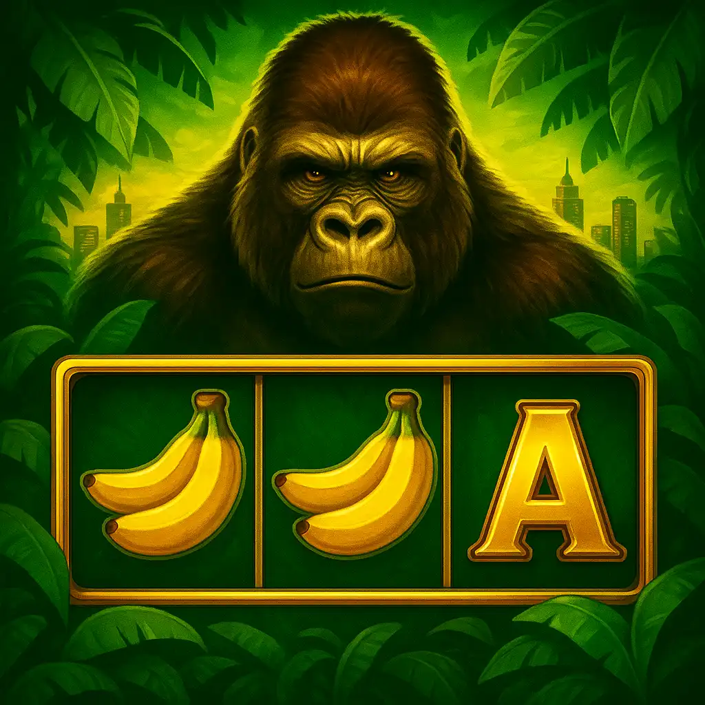 King Kong Cash Even Bigger Bananas 4 slot game artwork at Betarctica Casino